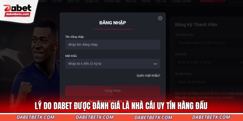 Lý do DABET được đánh giá là nhà cái uy tín hàng đầu