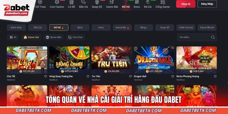 Tổng quan về nhà cái giải trí hàng đầu DABET
